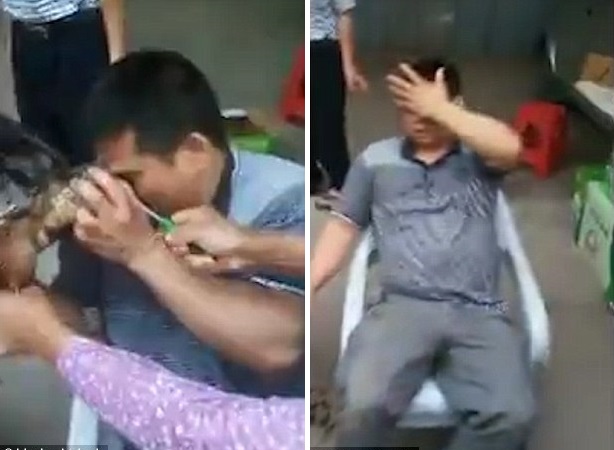 Người đàn ông gặp quả báo sau khi chặt đôi một con rùa