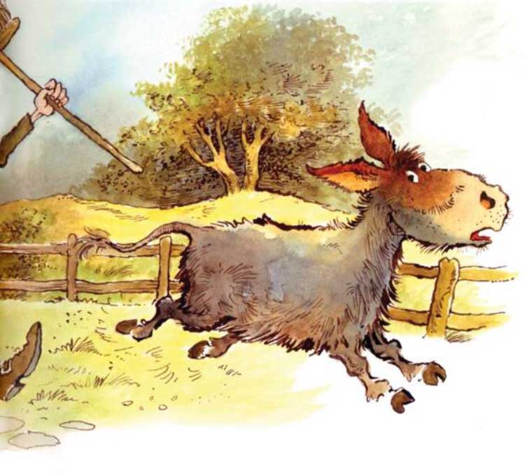 Bài học từ chú Lừa ngốc nghếch đáng thương