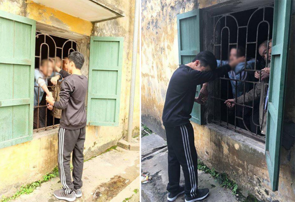 Chàng trai bật khóc khi tình cờ gặp lại bạn cũ ở trại tâm thần