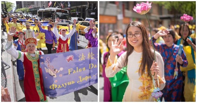 Hơn 10.000 người diễn hành tại New York nhân ngày Pháp Luân Đại Pháp Thế giới