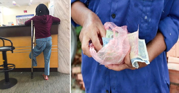 Nghẹn ngào cảnh người mẹ mù chữ, cụt chân nhờ gửi 2,7 triệu cho con trai đi học thành phố