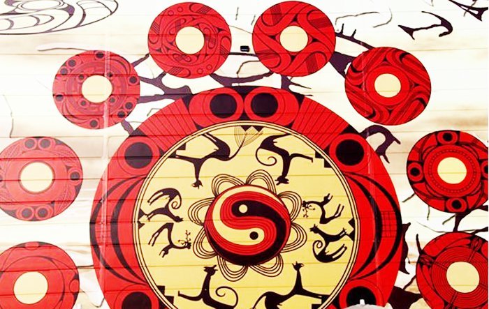 Từ 7000 năm trước, Ukraina đã xuất hiện đồ hình Thái Cực và ký hiệu chữ Vạn