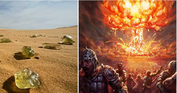 Những viên đá thủy tinh trên sa mạc Sahara – Dấu tích bom nguyên tử thời tiền sử?