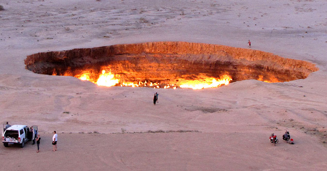 Những tiếng kêu la đáng sợ từ cổng Địa Ngục ở Nga