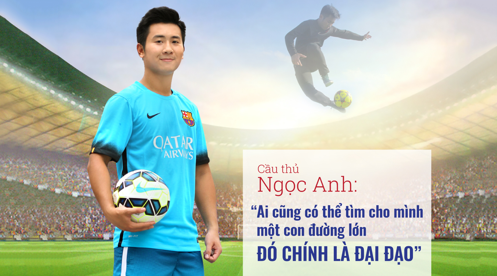 Cầu thủ Ngọc Anh: Hạnh phúc vì đã tìm được con đường đại Đạo