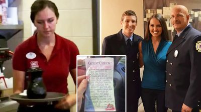 Cô gái trẻ âm thầm trả tiền cho hai người lính cứu hỏa và cái kết chan chứa tình người