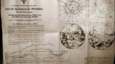 Tấm bản đồ của Đức Quốc xã về vương quốc bí ẩn dưới lòng đất Agartha